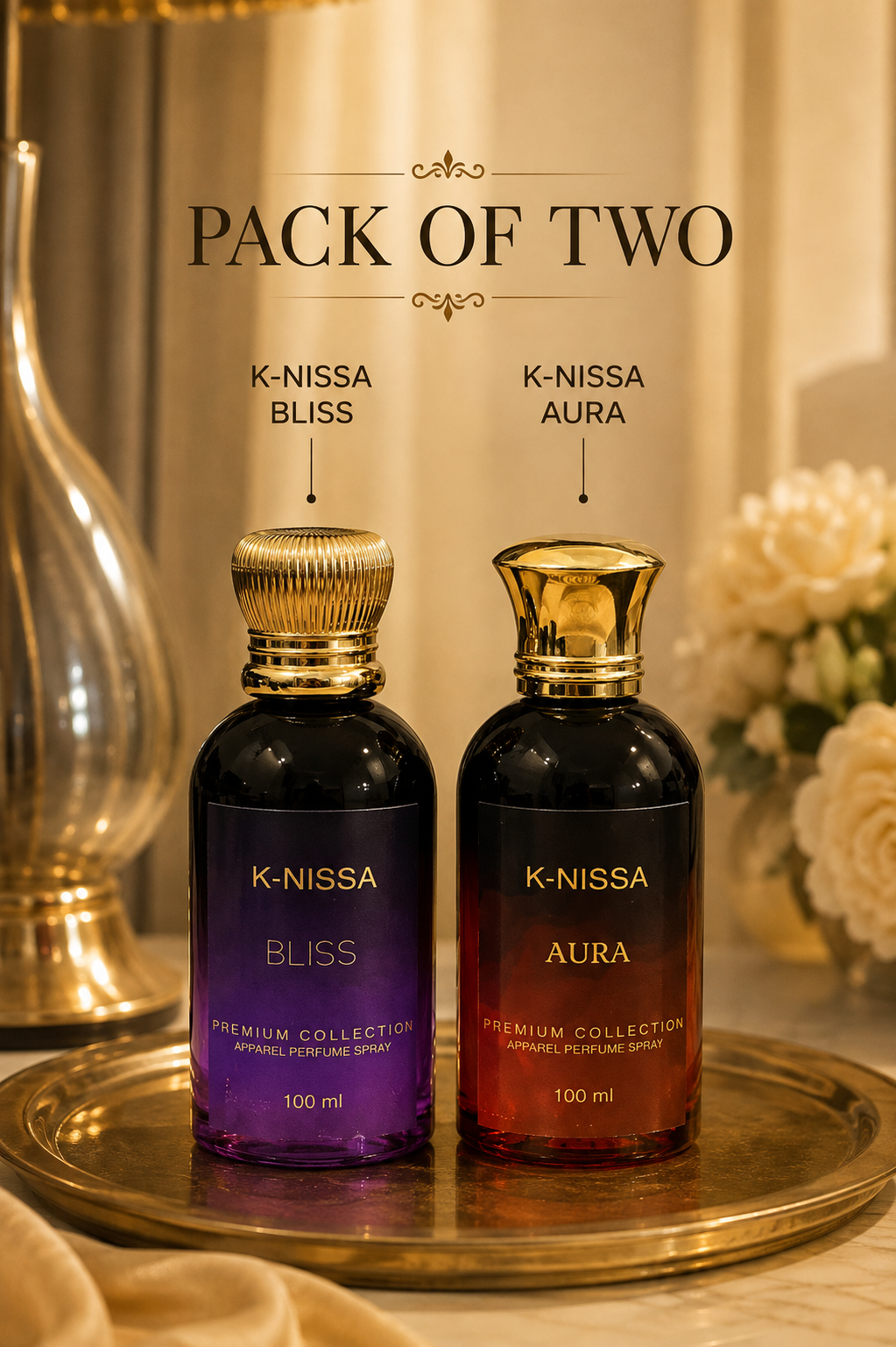 KNISSA PACK OF TWO - BLISS & AURA