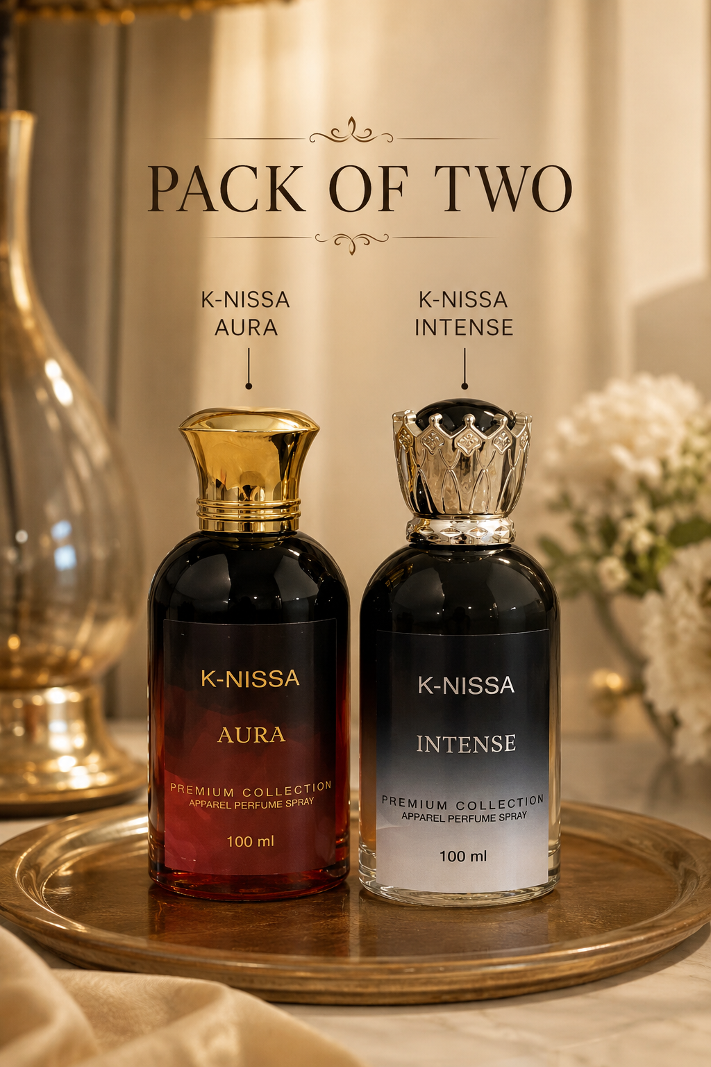KNISSA PACK OF TWO - AURA & INTENSE