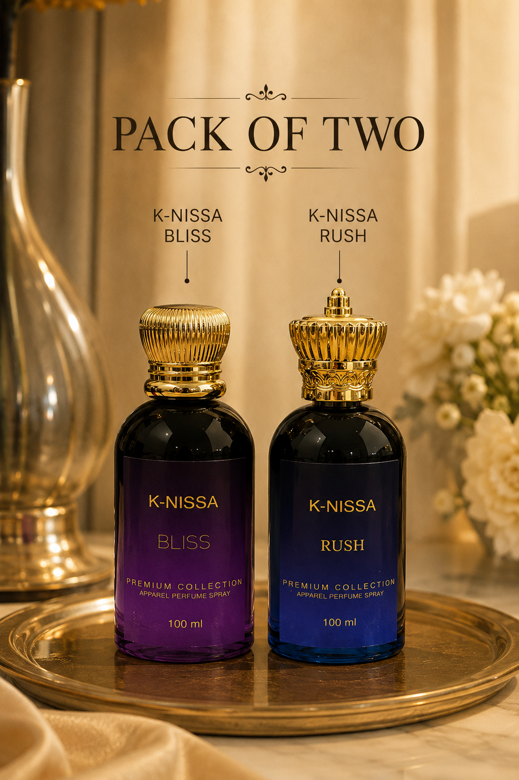 KNISSA PACK OF TWO - BLISS & RUSH