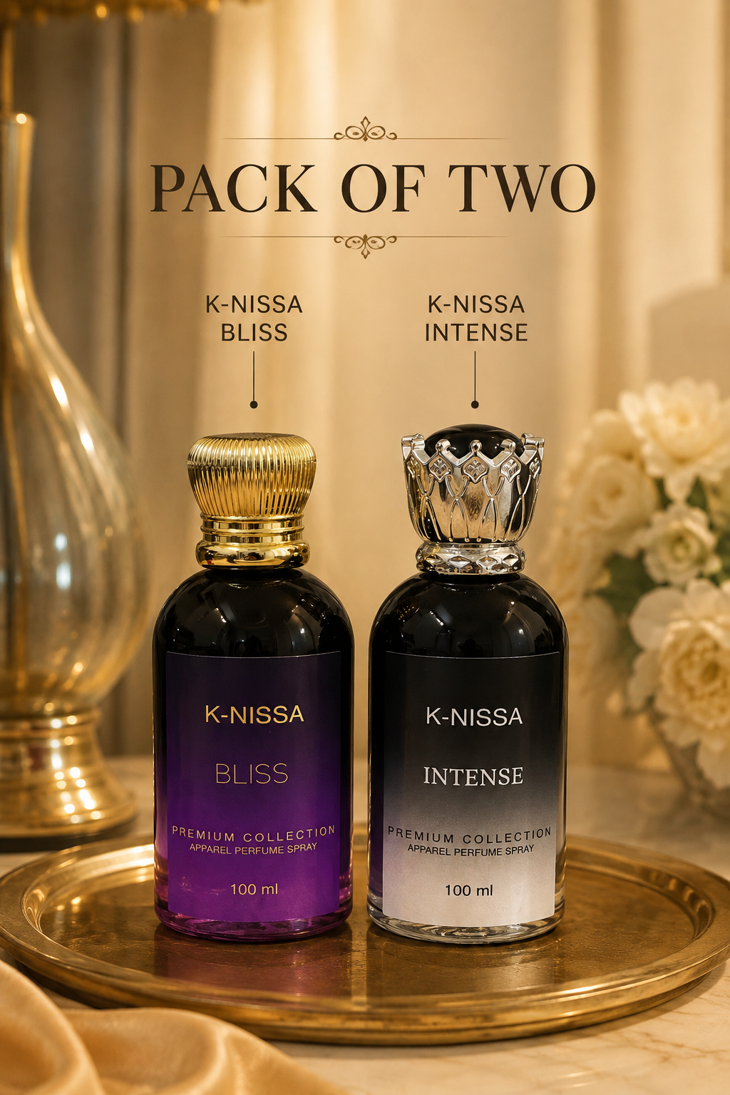 KNISSA PACK OF TWO - BLISS & INTENSE