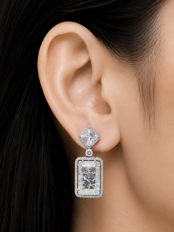 ICE PRISM DROP EARRINGS