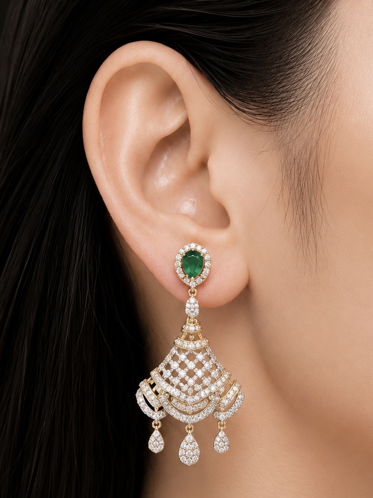 ROYAL VERDANT DROP EARRINGS