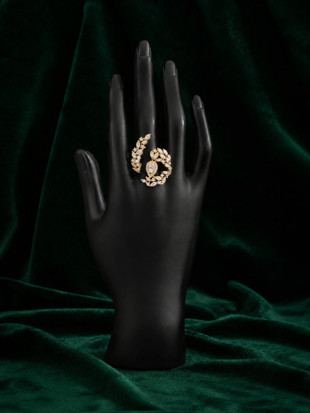 Diamond Cutwork Ring