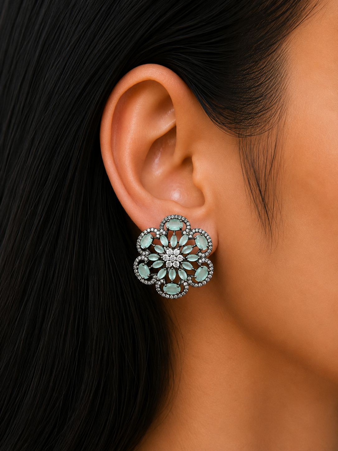 MINT BLOSSOM STUDS