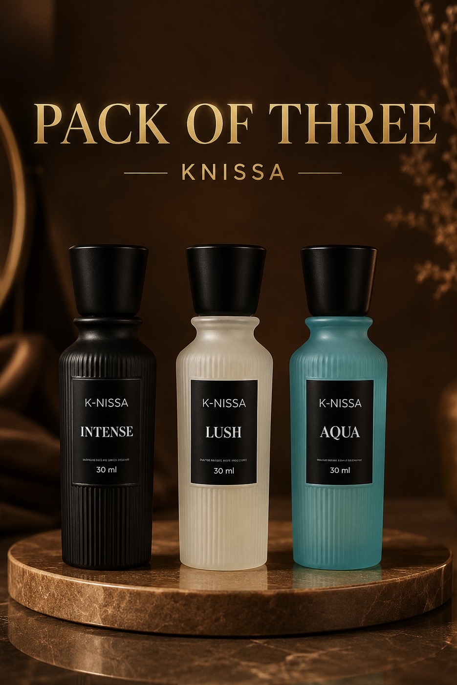 KNISSA PACK OF THREE (30ML)
